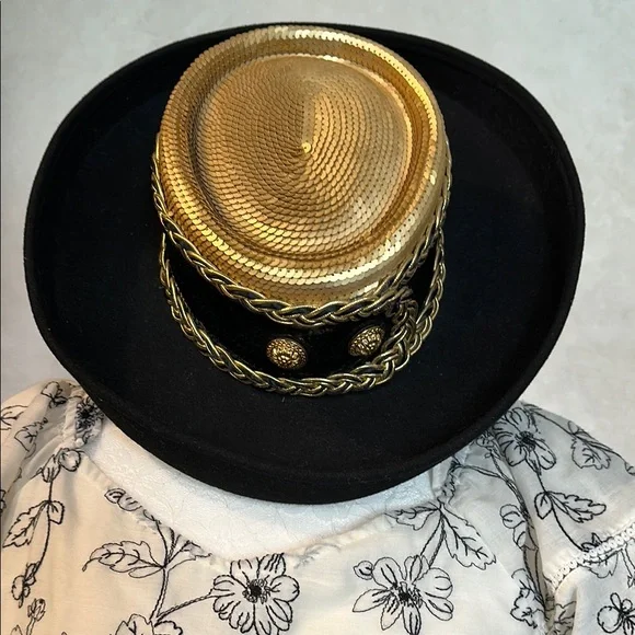 Whittall & Shon Bollman Hat Company 100% Wool Doeskin Felt Hat Made in USA Vintage Whittall & Shon 100% Wool Bollman Hat Doeskin Wool  main image 4